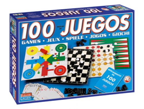 Jogo de mesa falomir -100 jogos reunidos , Falomir , 38213 , 8412553013086